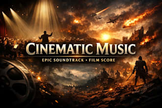 produce cinematic music film score epic orchestra soundtrack for film videogame