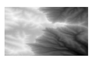 gis terrain analysis and mapping with dem, hillshade, contours, and slope