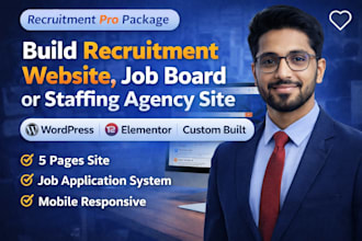 design job board website recruitment website job portal staffing agency website