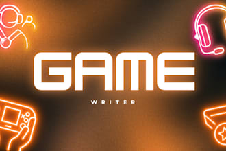 write engaging and SEO optimized gaming or entertainment articles