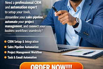setup pipedrive freshsaleshubspot mondaycom clickup asana automation