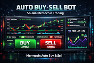 build solana sniper bot with custom automation and fix or optimize your bot