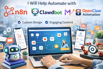 build, fix, and optimize n8n, clawdbot, moltbook and openclaw automation