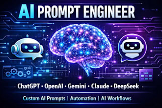 be your ai prompt engineer for chatgpt, openai, gemini, deepseek, claude gpt ai