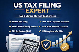prepare and file irs form 5472 and pro forma 1120 for foreign owned llc