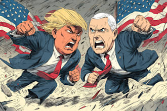 do a political cartoon for political cartoons