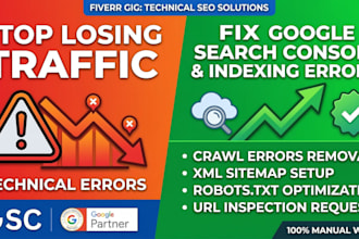 fix google search console and indexing errors