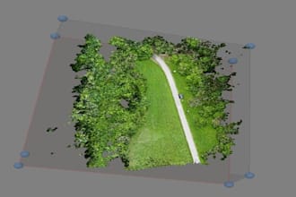 drone imagery processing and dem and contours generation in metashape