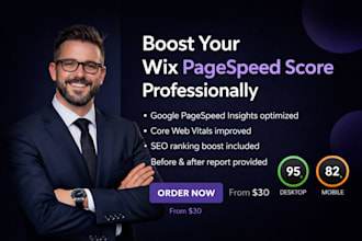 boost wix speed, optimize wix website performance and fix wix speed on pagespeed