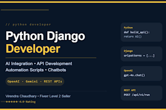 build ai powered apps using python