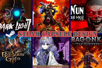 steam capsule art game banner game ui game poster game logo steam artwork ui art
