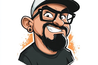 design custom cartoon caricature illustrations