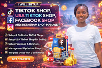 create tiktok shop USA, setup ads, and manage your tiktok shop account