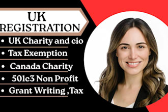 help do UK charity uk cio cic win grant uk tender apply for tax exemption