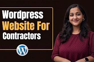 create website landing page, real estate website and construction website design