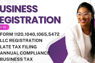 prepare form 1065 partnership tax return and schedule k1 for llc dba