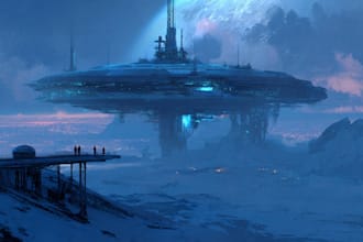 sci fi illustration and sci fi art
