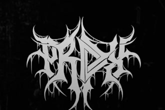 design a dark doom metal logo for your band