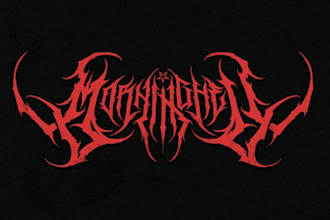 design an epic power metal logo for your band