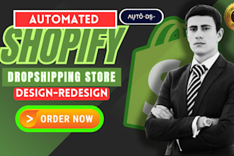 bulid a high converting shopify one product store with auto ds dropshipping
