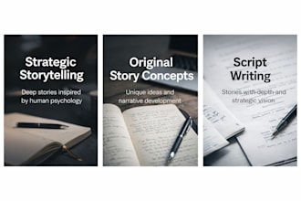 write deep strategic stories and scripts