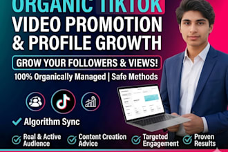 do organic tiktok video promotion and profile growth