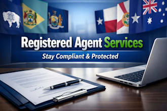 professional registered agent services wyoming, delaware, new york, florida