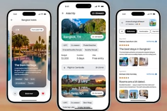 develop city tour app, travel booking app, tourism app