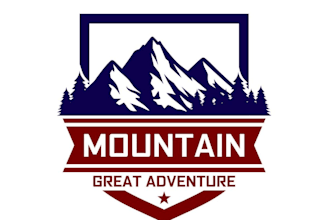 design a modern mountain logo for your brand
