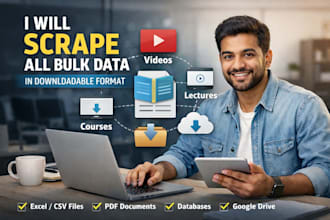 extract all bulk data in downloadable format in high quality
