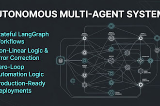 build autonomous multi agent systems using langgraph, langchain
