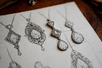 design custom jewelry sketches