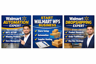 do walmart wfs automation and walmart dropshipping store management