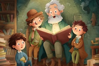professional children book illustration
