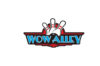 create a retro art deco logo for a boutique bowling alley