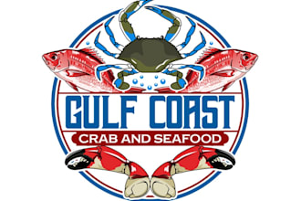 design excellent seafood logo