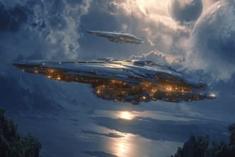 draw high quality spaceship concept