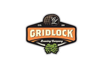 create awesome identifying logo for gridlock brewing company