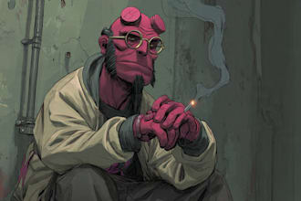 superhero character for comics