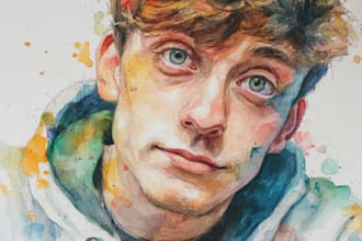paint watercolor illustration and watercolor art