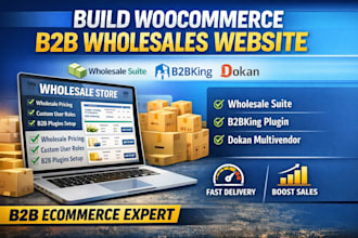 build woocommerce b2b wholesales website with wholasale suite b2b king dokan