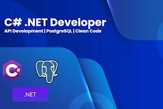 build a custom API or backend in csharp dotnet with postgresql