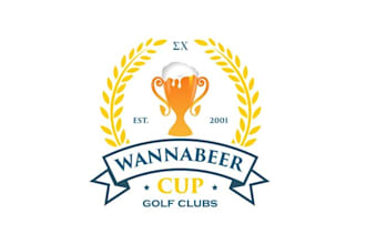 do top quality logo for aging college buddy golf enthusiasts