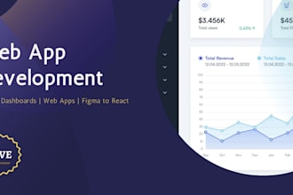 build admin dashboards and web apps with reactjs  or nextjs