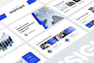 redesign, enhance, improve powerpoint presentation, update investor pitch deck