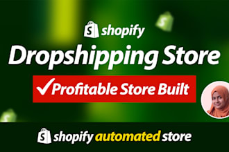 setup shopify dropshipping store