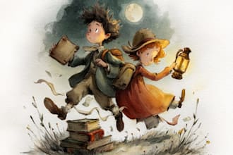 children book illustration and children book design