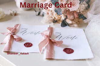 design marriage certificate, invitation card, birthday card