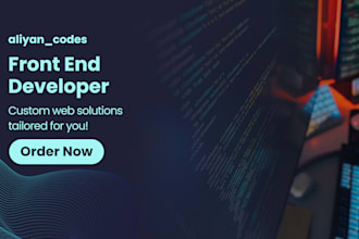 design a modern and responsive front end
