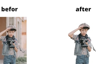 do professional image background removal and cutout